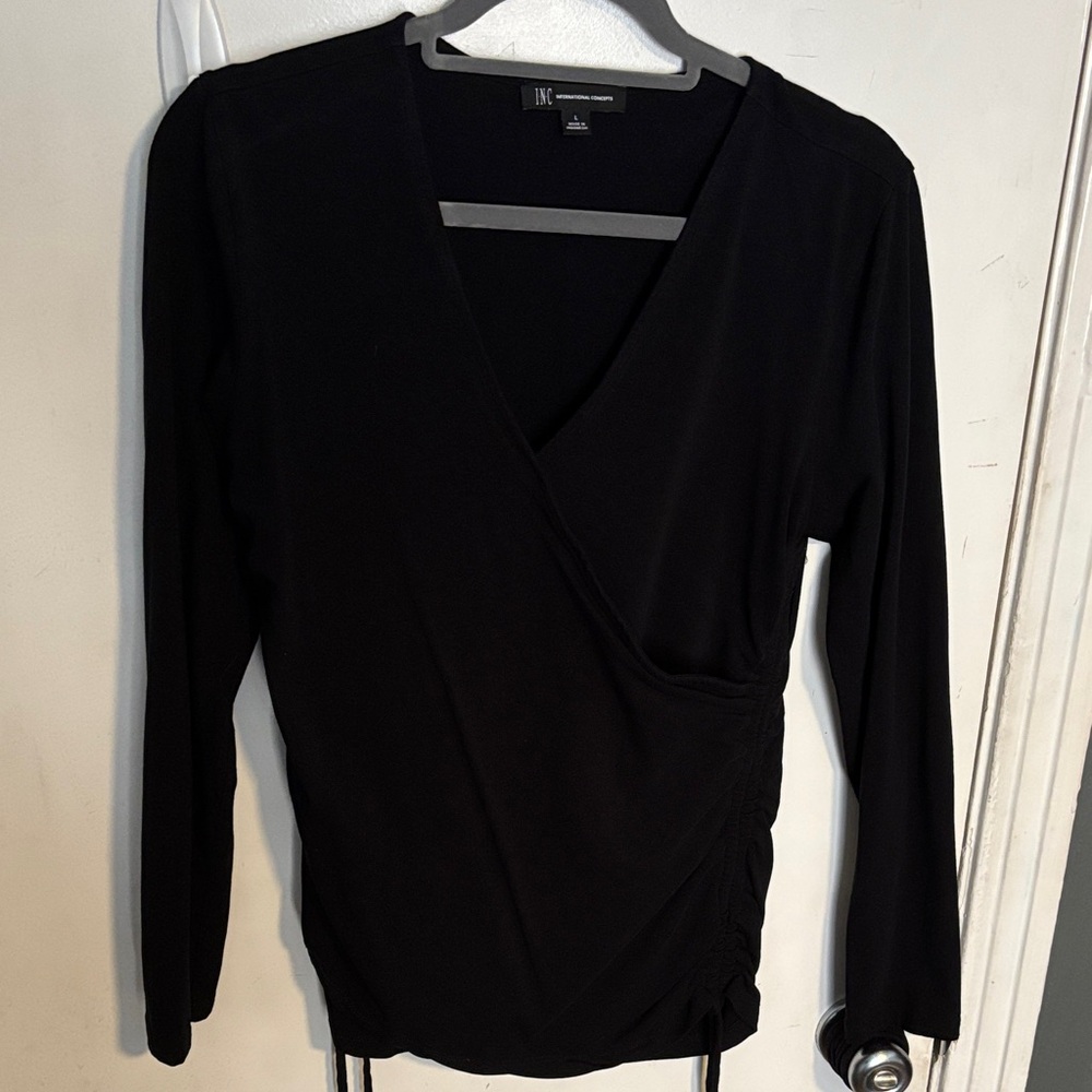 Black INC Wrap Top
